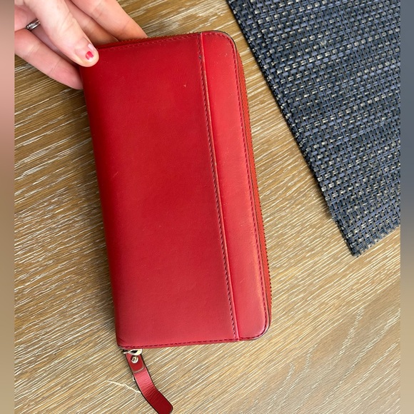 Kate Spade Red Leather Wallet - Picture 2 of 4